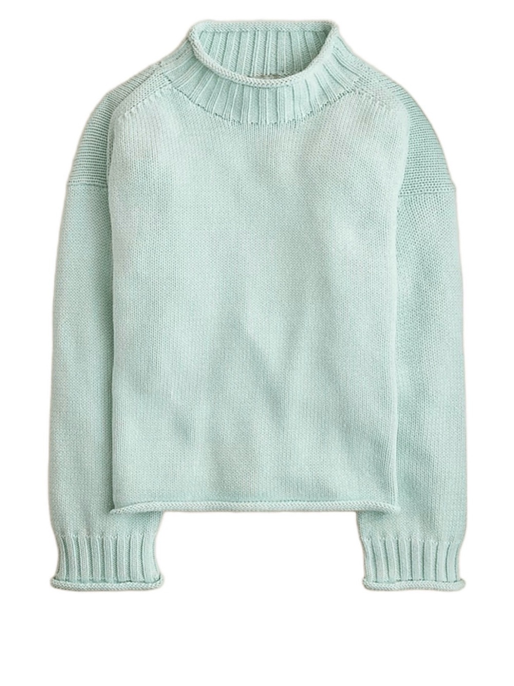 J. Crew “Pistachio Cream” 2025 Rollneck Sweater - Mint Green (L)
